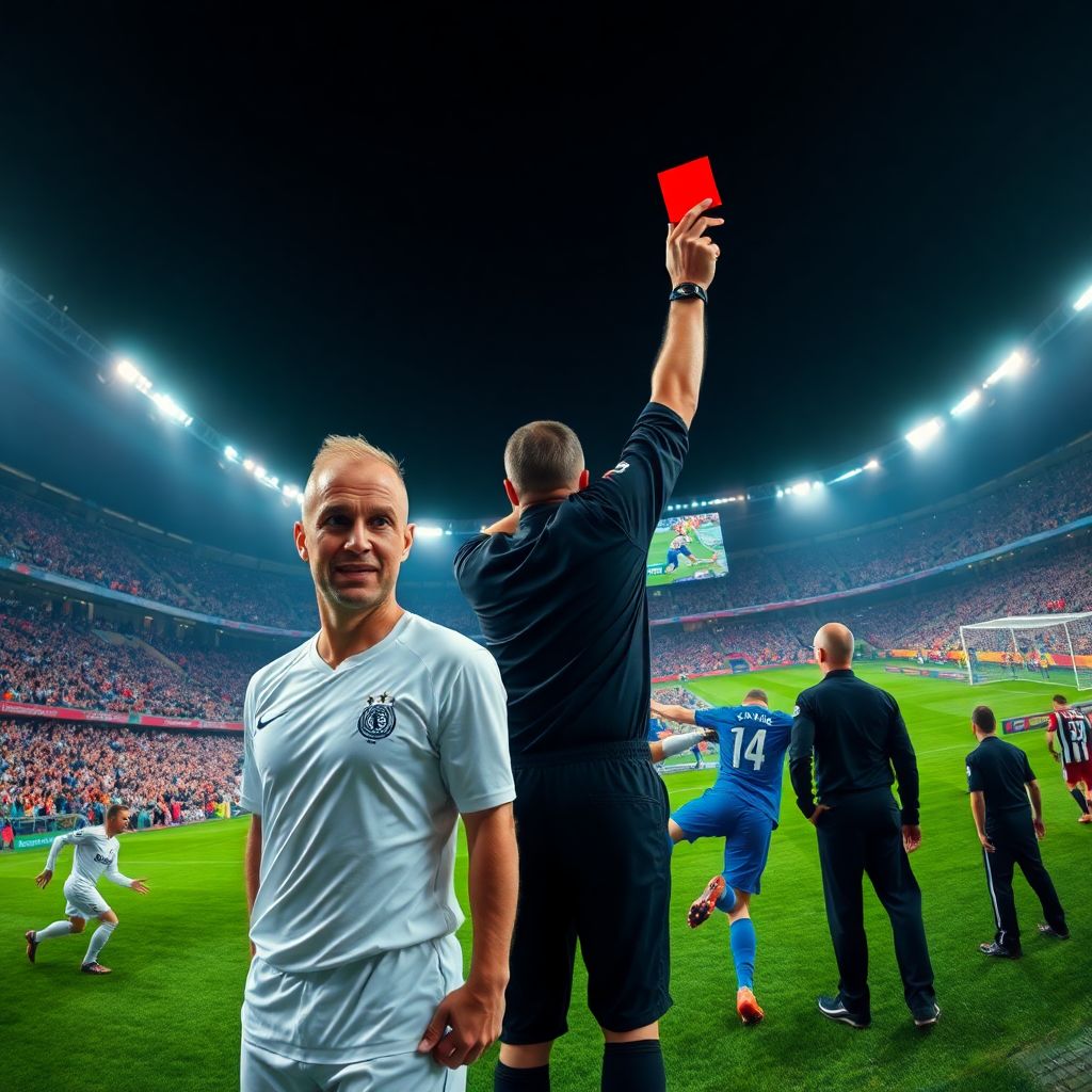 Истории знаменитых удалений в футболе: за что показывали красную карточку