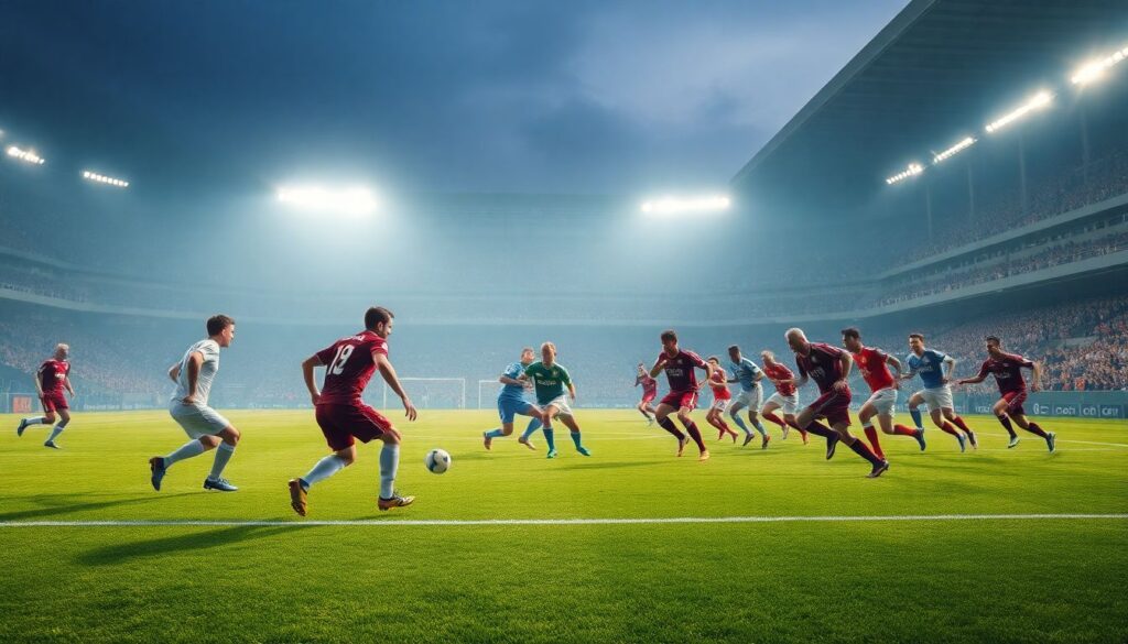 Эпизоды мощной борьбы в первом тайме и их последствия для команды - иллюстрация