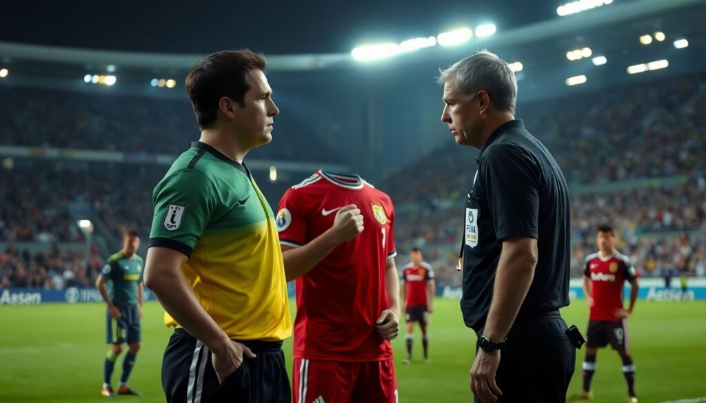 Эпизоды унижения судей на поле и меры наказания - иллюстрация