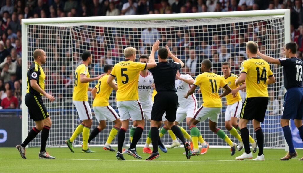 Силовая борьба в штрафной: рискованные эпизоды и решения арбитров - иллюстрация