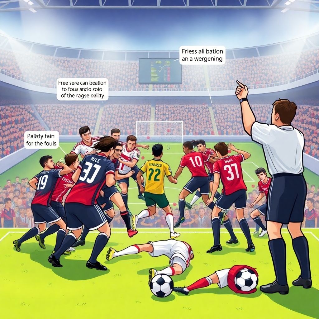 Силовая борьба в штрафной: рискованные эпизоды и решения арбитров